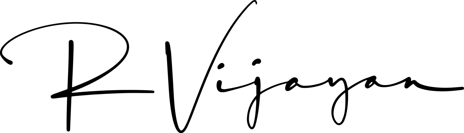Signature of Mr Roshan Vijayan